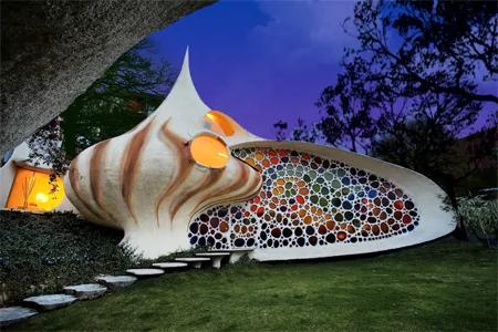 建築設計欣賞：好可愛的貝殼屋！