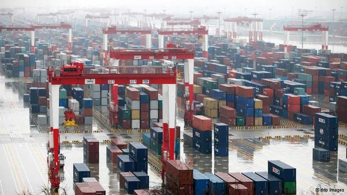 A general view of Yangshan deep-water port is seen Friday, March 5, 2010 in Shanghai, China. China