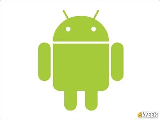 Android系统标志小绿人。(图:eWeek)