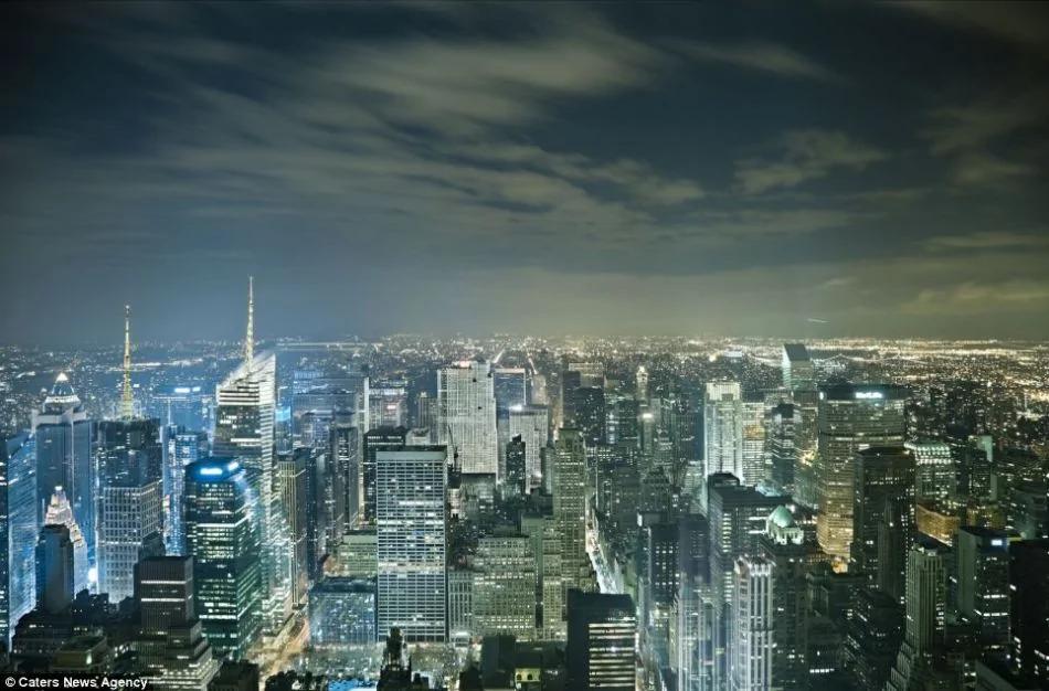 摄影师用延时摄影展示世界最大城市闪亮夜景(高清组图)