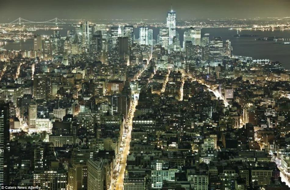 摄影师用延时摄影展示世界最大城市闪亮夜景(高清组图)