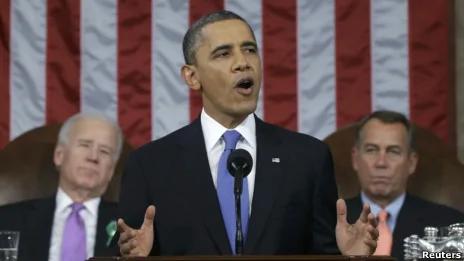 美国总统奥巴马发表连任后的首次国庆咨文(13/2013)
