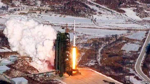 朝鲜2012年12月发射火箭视频截图
