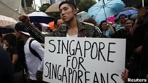 新加坡示威者（15/02/2013）