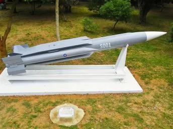 台湾雄风三型超音速反舰飞弹模型
