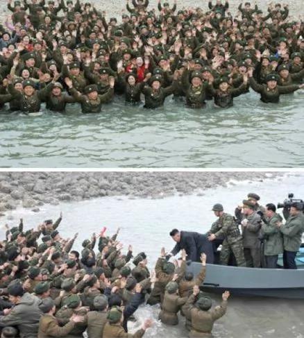 金正恩视察黄海前线