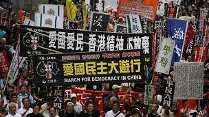 香港平反六四游行