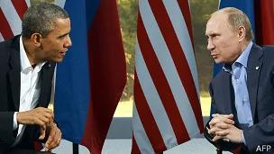 美国总统奥巴马和俄罗斯总统普京