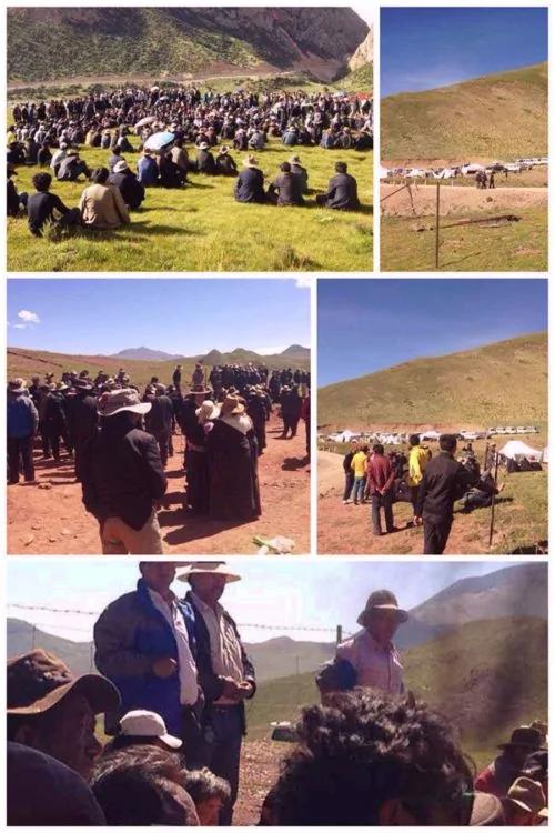 青海杂多县藏民抗议采矿被军警镇压