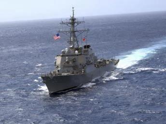 美国目前在地中海有五艘导弹驱逐舰正在巡逻