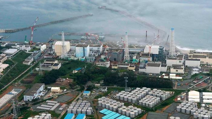 An aerial view shows Tokyo Electric Power Co.(TEPCO)