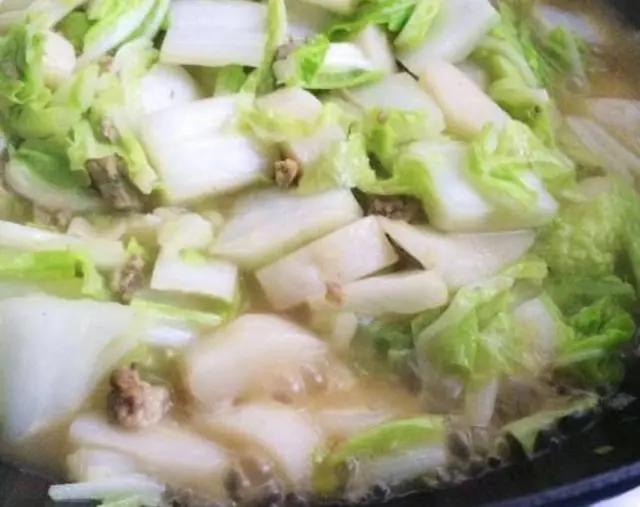 肉末白菜燉年糕 稍微燉煮一下即可 口感美極了 9 20190328035045290