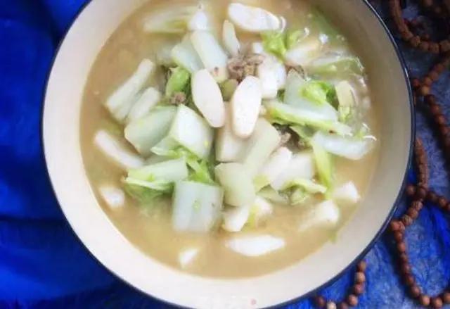 肉末白菜燉年糕 稍微燉煮一下即可 口感美極了 10 20190328035046625
