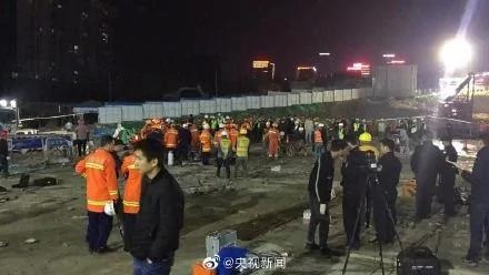 中國貴陽興建中大樓地下停車場坍塌 8死2傷 2 20191029104800856