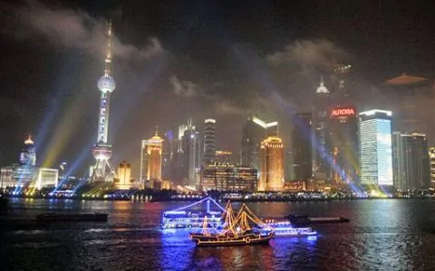 上海浦東的夜景