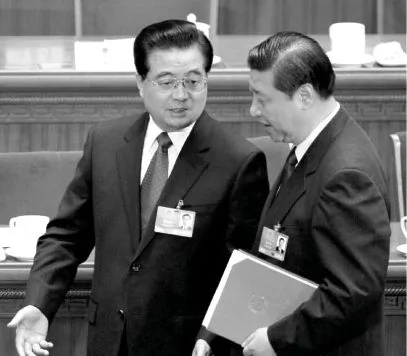 胡锦涛和习近平出席中共人大政协两会
