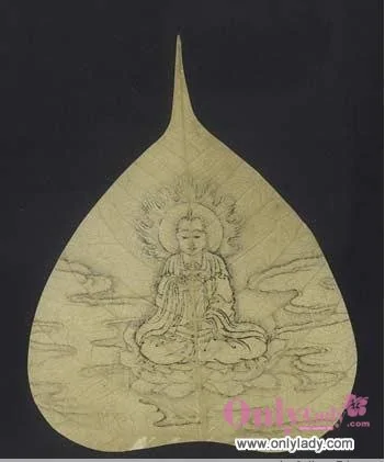 中国首创世界一绝:树叶上作画的美术-OnlyLady图片
