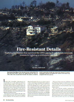加州大火下的奇迹，烧不毁的房子真有神相助(组图)