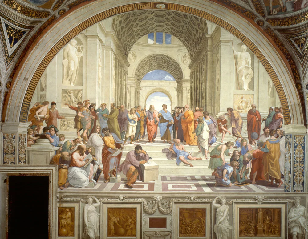 古典与优美—拉斐尔的《雅典学院》