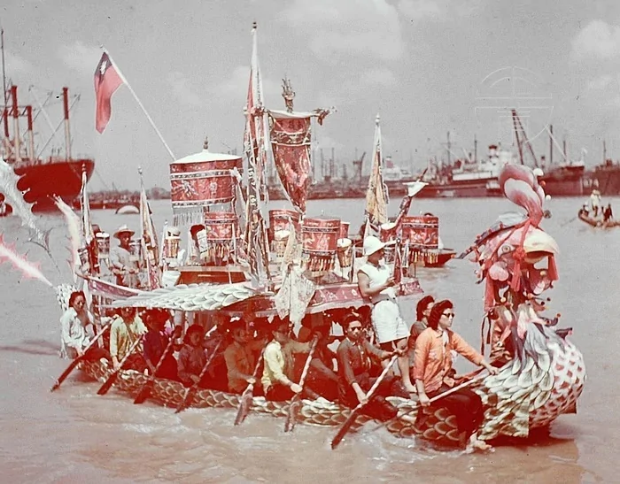 1948年上海端午節賽龍舟