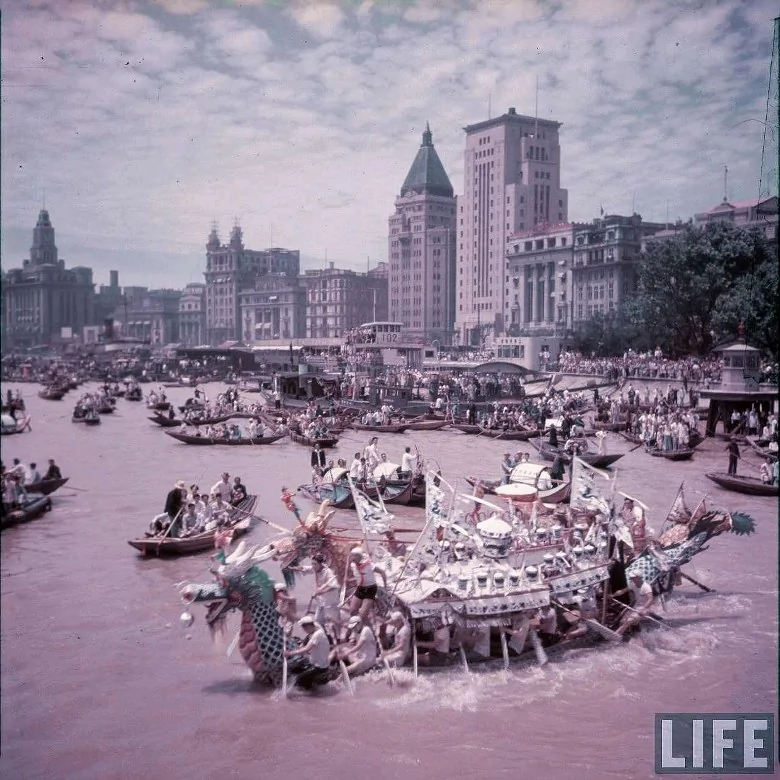 1948年上海端午節賽龍舟