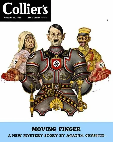 美国二战宣传画 如此呈现希特勒