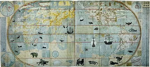 明萬曆年間的世界地圖