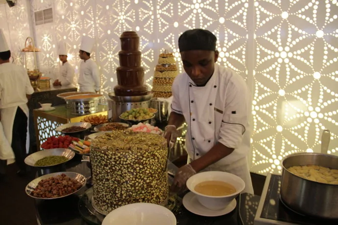 迪拜的奢华自助餐