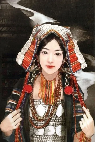 你从来没见过的美女 中国56个民族美女是一家(高清组图)
