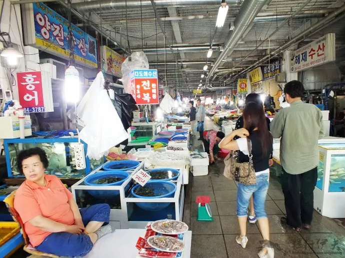 韓國菜市場與中國的不同