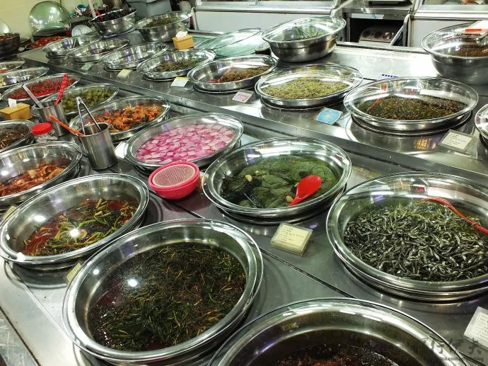 韩国菜市场与中国的不同
