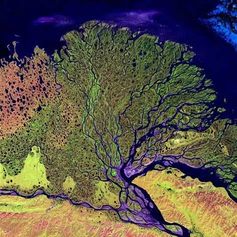 卫星拍出的地球“艺术照”