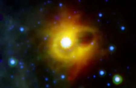 NASA在死亡恒星周围发现横跨7光年奇异光环（组图）
