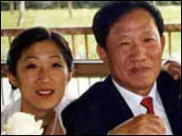 被控为台湾间谍罪的伍维汉和其女儿陈然