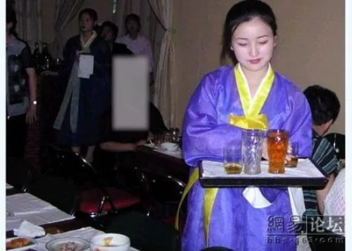 實拍：中國餐廳里「陪客」的朝鮮美女（組圖）