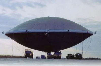 空中巨无霸 俄罗斯专家研制巨型飞碟亮相 