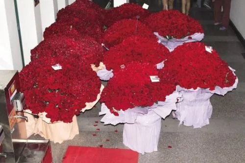 浙江女大学生被送万朵玫瑰不敢签收