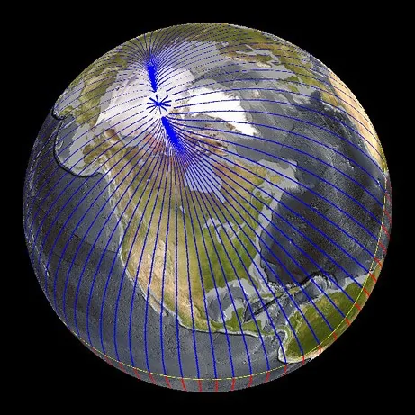 地核磁场变化致北磁极向俄罗斯方向移动