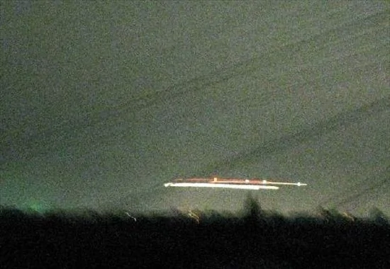 杭州不明飞行物(UFO)未公布照片首曝光 5个亮点闪烁红白光