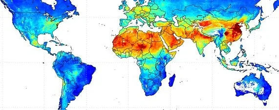 全球衛星數據顯示中國空氣污染最嚴重