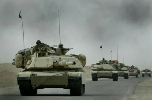 美重型坦克车部署阿富汗