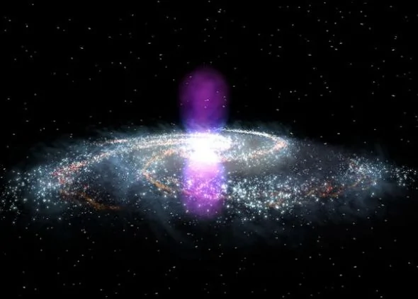 銀河系中心發現神秘氣泡狀結構