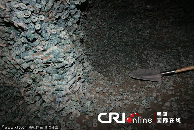 陕西发现令人惊叹的一巨大宋代“钱窖”
