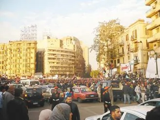 开罗市区 处处和平坦克