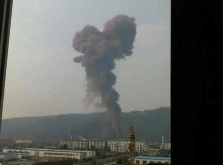 陝西寶雞氮肥廠發生爆炸