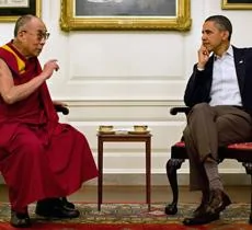 歐巴馬總統7月16日在白宮會晤達賴喇嘛