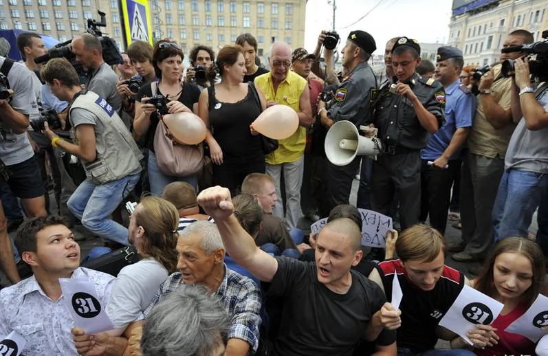 俄爆發示威遊行要求普京下台 數十人被捕（組圖）