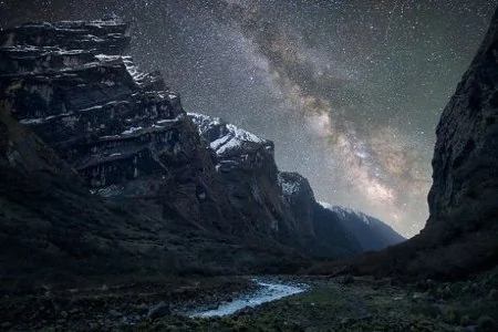 一周太空照：喜馬拉雅山山谷夜空銀河