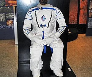 俄国博物馆中展出的太空服