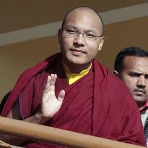 藏传佛教领袖之一噶玛巴喇嘛(资料照片)